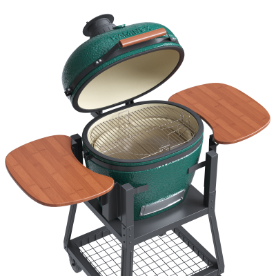 Керамический угольный гриль Kaminex Forno, зеленый